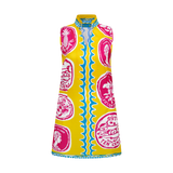 COMMERCIA MINI TUNIC DRESS-YELLOW PINK