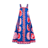 COMMERCIA MAXI DRESS-NAVY RED