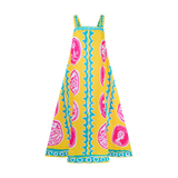 COMMERCIA MAXI DRESS-YELLOW PINK