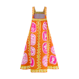 COMMERCIA MAXI DRESS-TANGERINE PINK