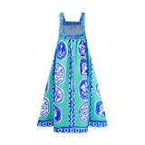 COMMERCIA MAXI DRESS-SEAFOAM ROYAL