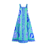 COMMERCIA MAXI DRESS-SEAFOAM ROYAL