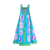 COMMERCIA MAXI DRESS-AQUA PURPLE