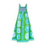 COMMERCIA MAXI DRESS-GREEN AQUA