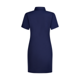 STAPLE LINEN DRESS-NAVY