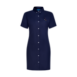STAPLE LINEN DRESS-NAVY