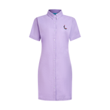 STAPLE LINEN DRESS-LAVENDER