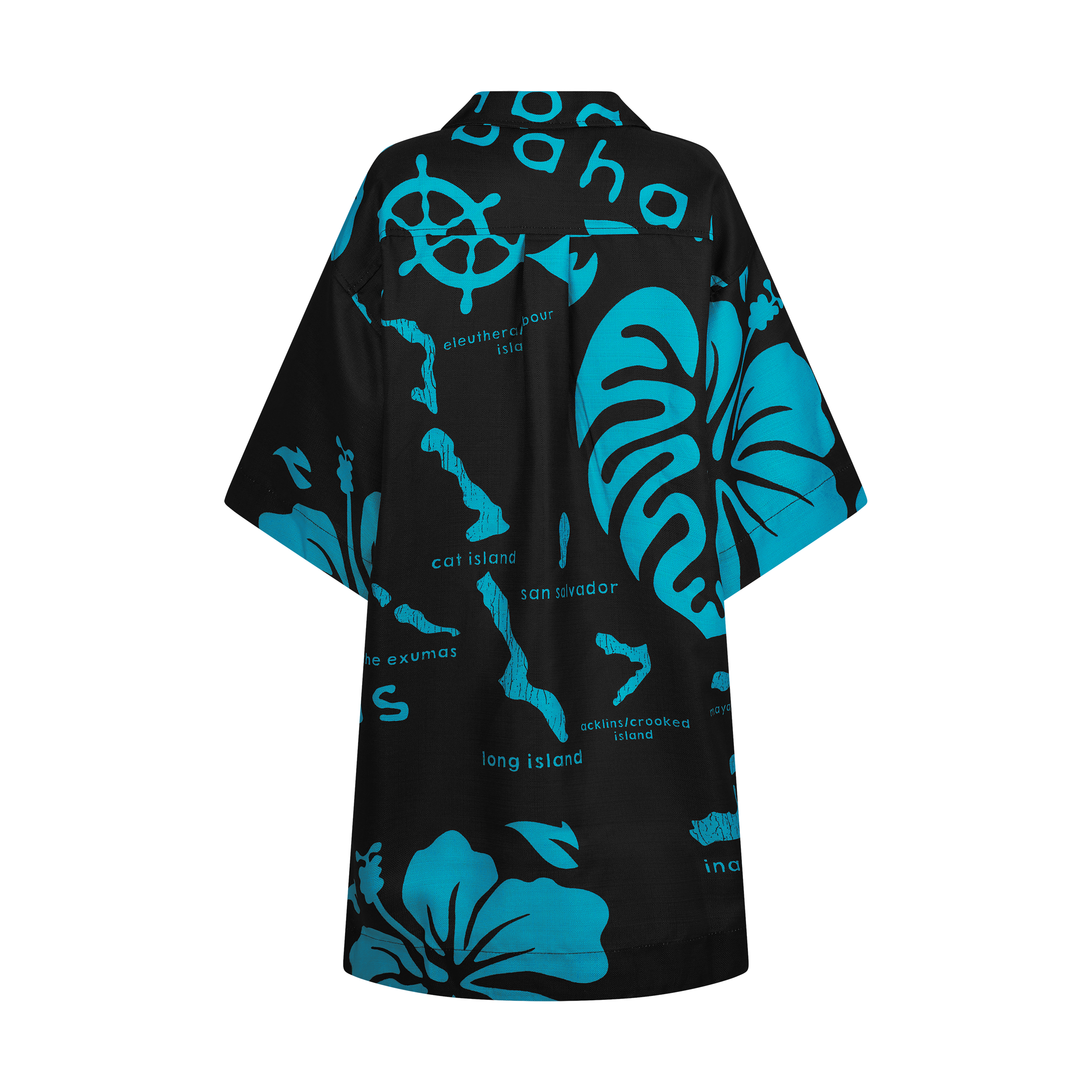 ARCHIPELAGO TUNIC DRESS-BLACK