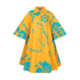 ARCHIPELAGO SHIRT DRESS-GOLD