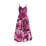 2025 BREAST CANCER CINCHED MAXI DRESS