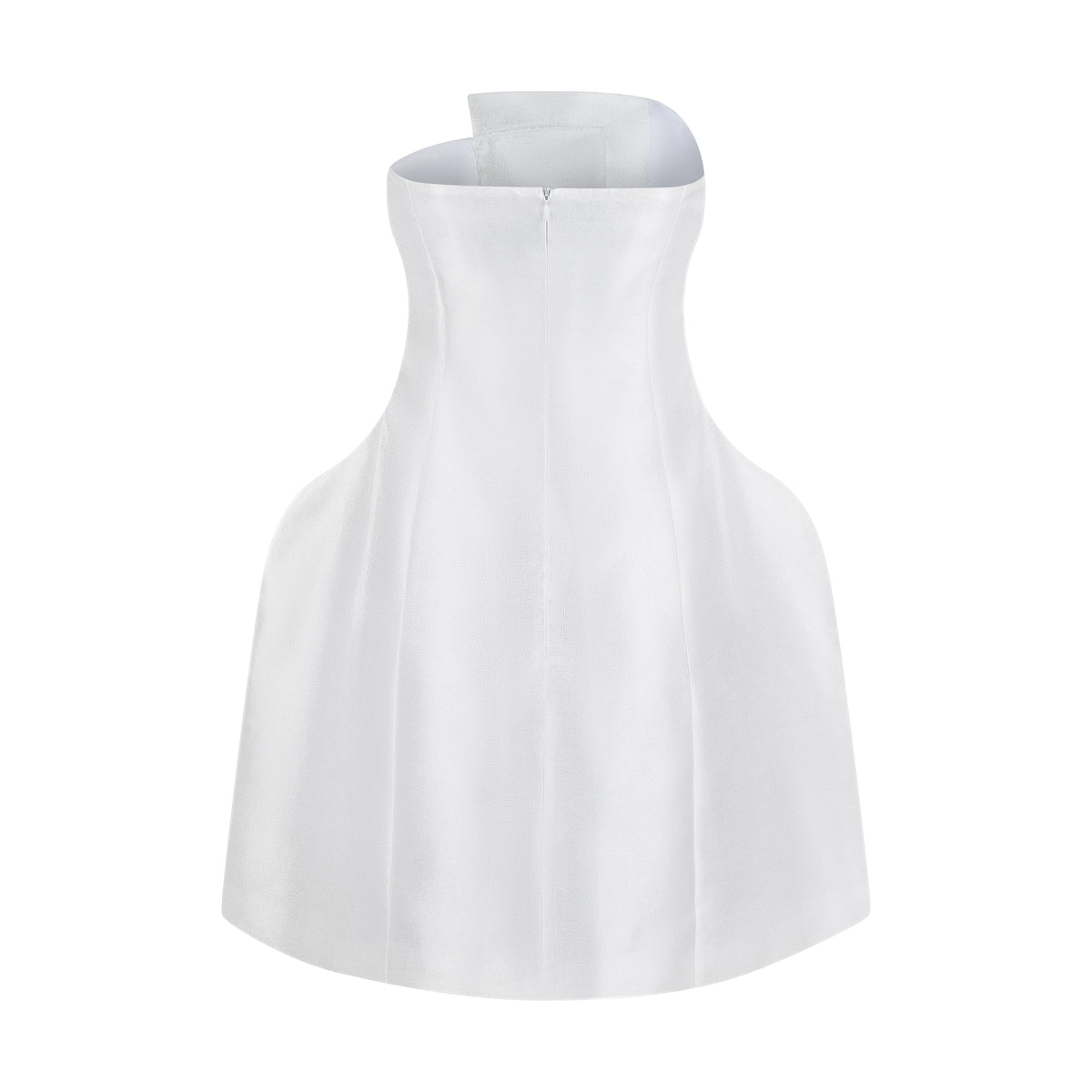 THE ALIGER STRAPLESS DRESS-IVORY