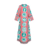 THE COMMERCIA TUNIC DRESS-CORAL