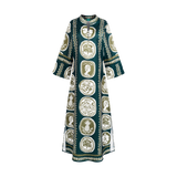 THE COMMERCIA TUNIC DRESS-GREEN