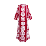 THE COMMERCIA TUNIC DRESS-MAROON