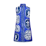 THE COMMERCIA MINI TUNIC DRESS-ROYAL