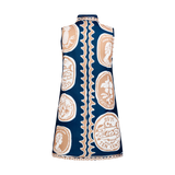 THE COMMERCIA MINI TUNIC DRESS-NAVY