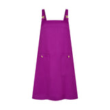 THE STROMBUS SHIFT DRESS-PURPLE