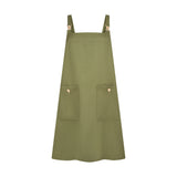 THE STROMBUS SHIFT DRESS-OLIVE