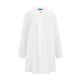 THE STROMBUS BANDED TUNIC-WHITE