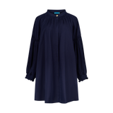 THE STROMBUS BANDED TUNIC-NAVY