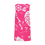 ARCHIPELAGO A-LINE DRESS-PINK