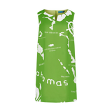 ARCHIPELAGO A-LINE DRESS-LIME