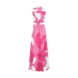 CUTOUT DRESS-LITE PINK