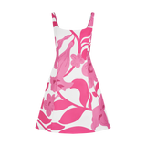 MINI DRESS- WHITE & PINK