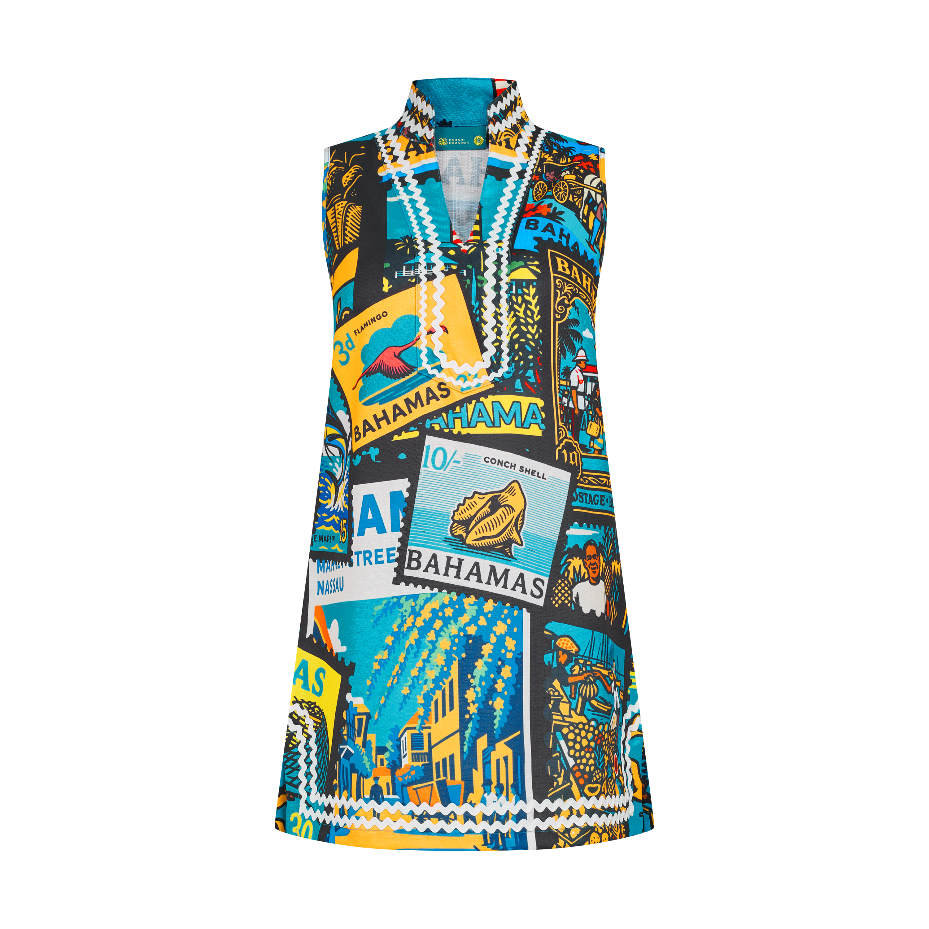 2025ss 新品未使用Peasant Tunic 8y 2025 INDEPENDENCE TUNIC DRESS-BLACK – BAHARI BAHAMAS