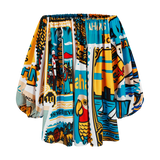 2025 INDEPENDENCE OFF SHOULDER DRESS-WHITE