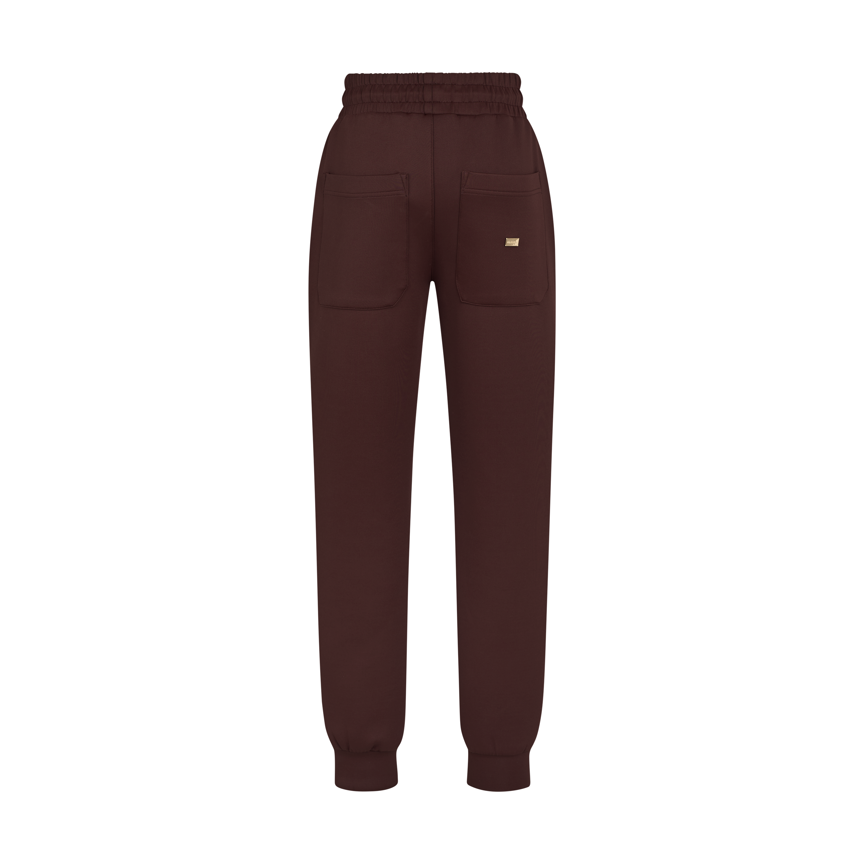 THE MEDALLION JOGGERS-BURGUNDY
