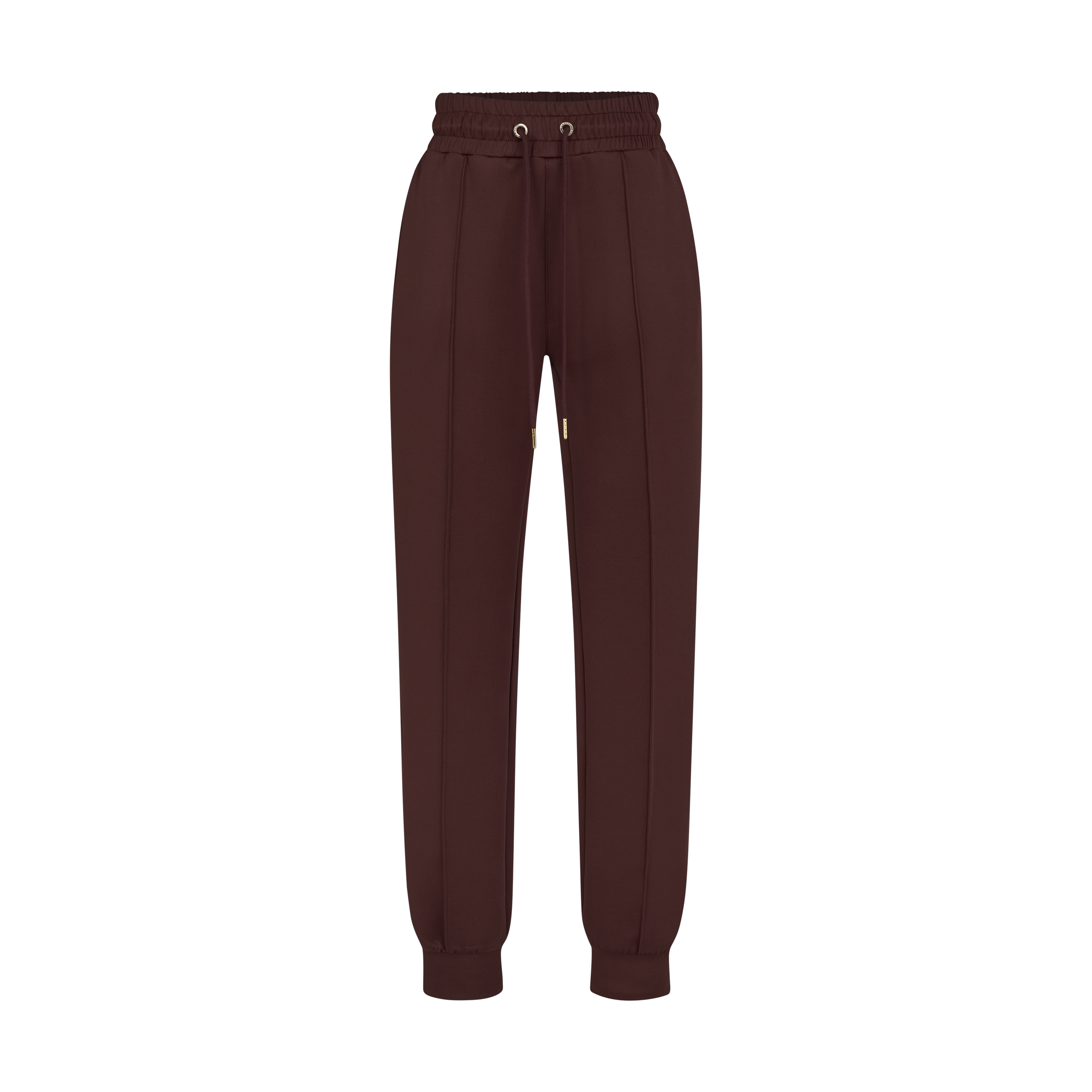 THE MEDALLION JOGGERS-BURGUNDY