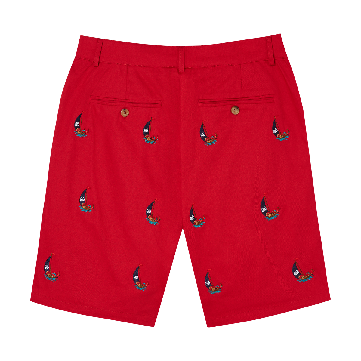 STAPLE CHINO SHORTS-RED
