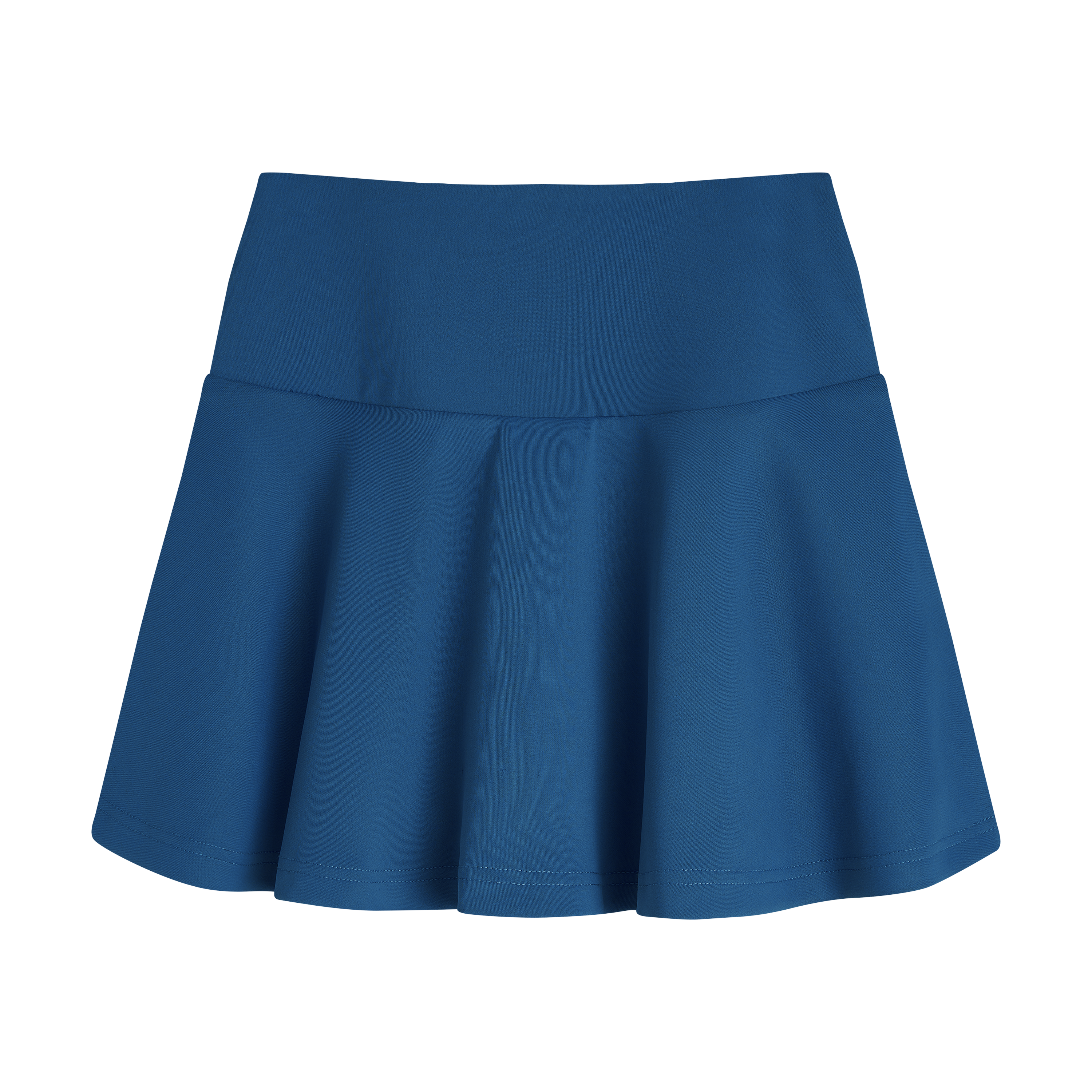 THE MEDALLION SKIRT-BLUE