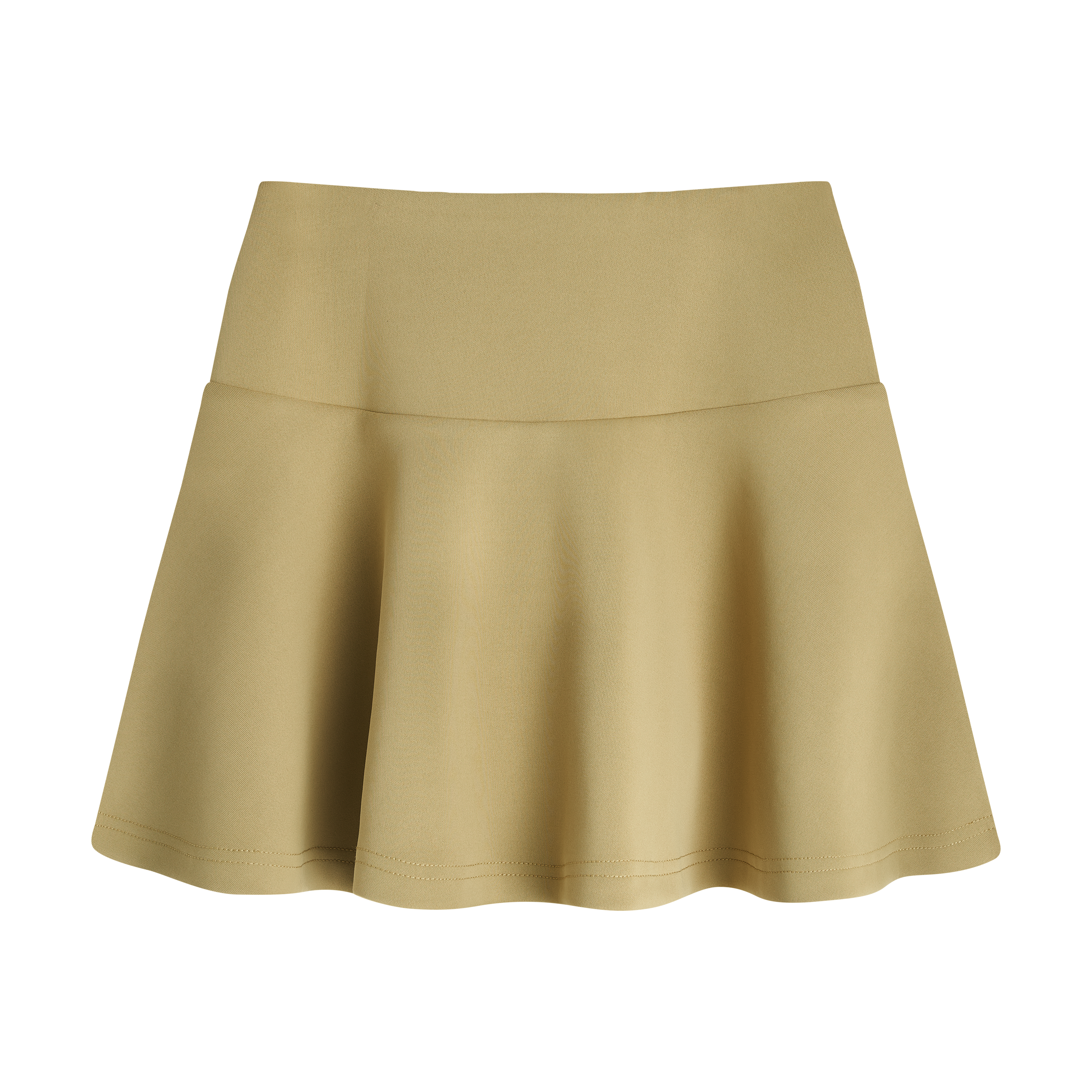 THE MEDALLION SKIRT-TAN