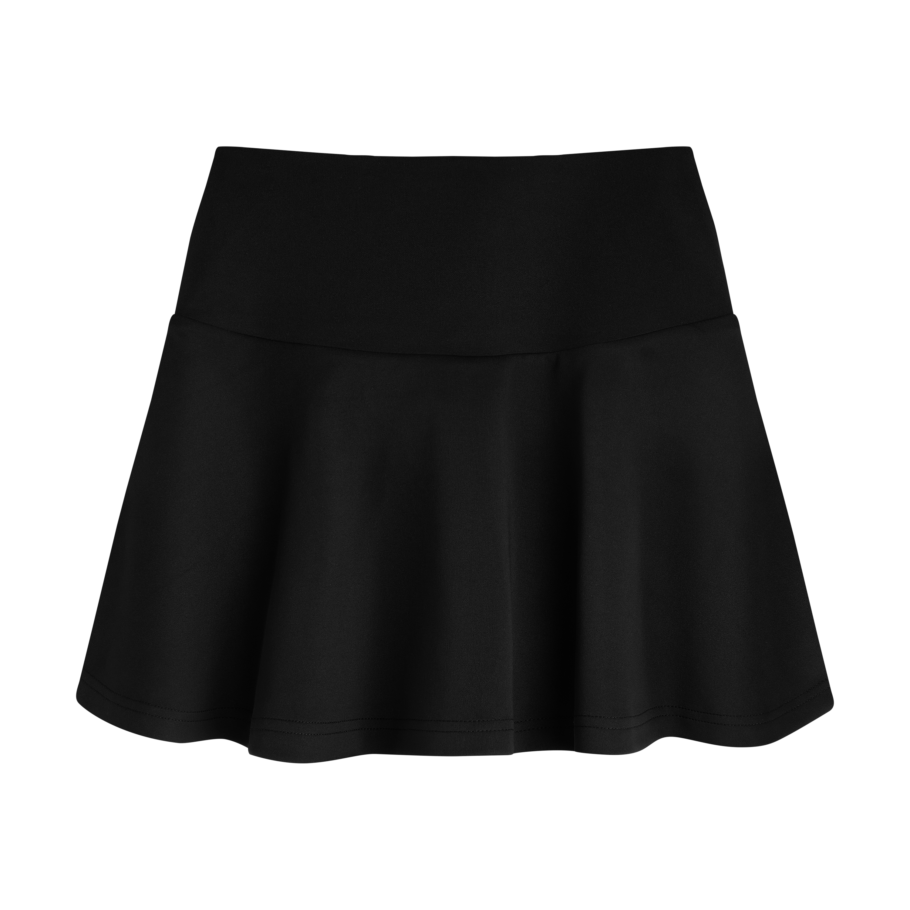 THE MEDALLION SKIRT-BLACK