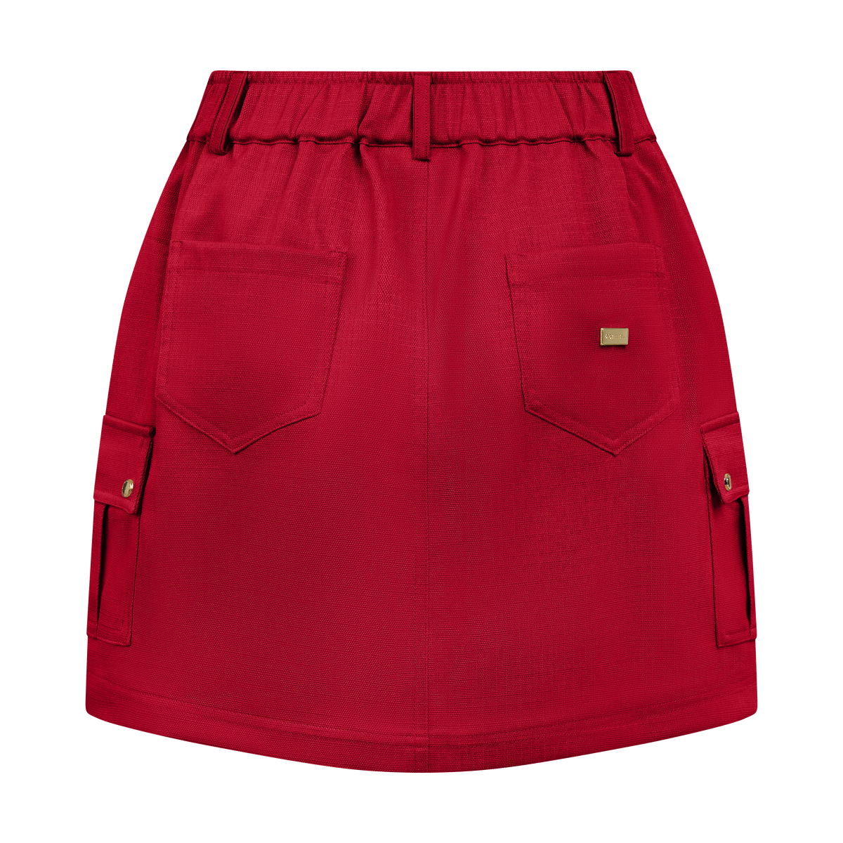 THE BOHIO SKIRT SET-BURGUNDY