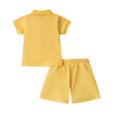 BOYS STAPLE POLO SET-YELLOW