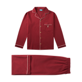 Men’s Holiday Pajamas-Burgundy