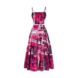2025 BREAST CANCER TIERED SKIRT SET