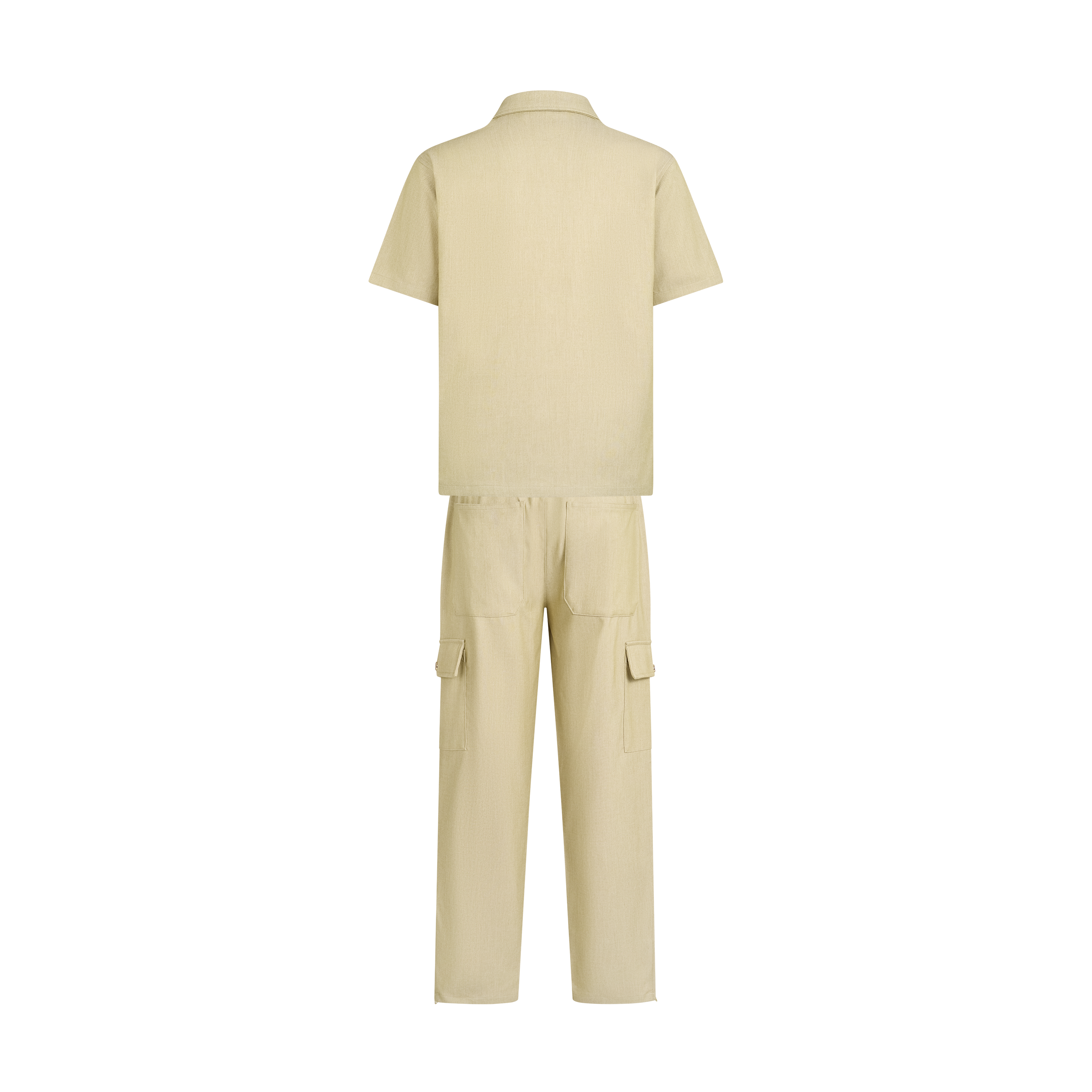 THE AVO CHAMBRAY SET- TAN