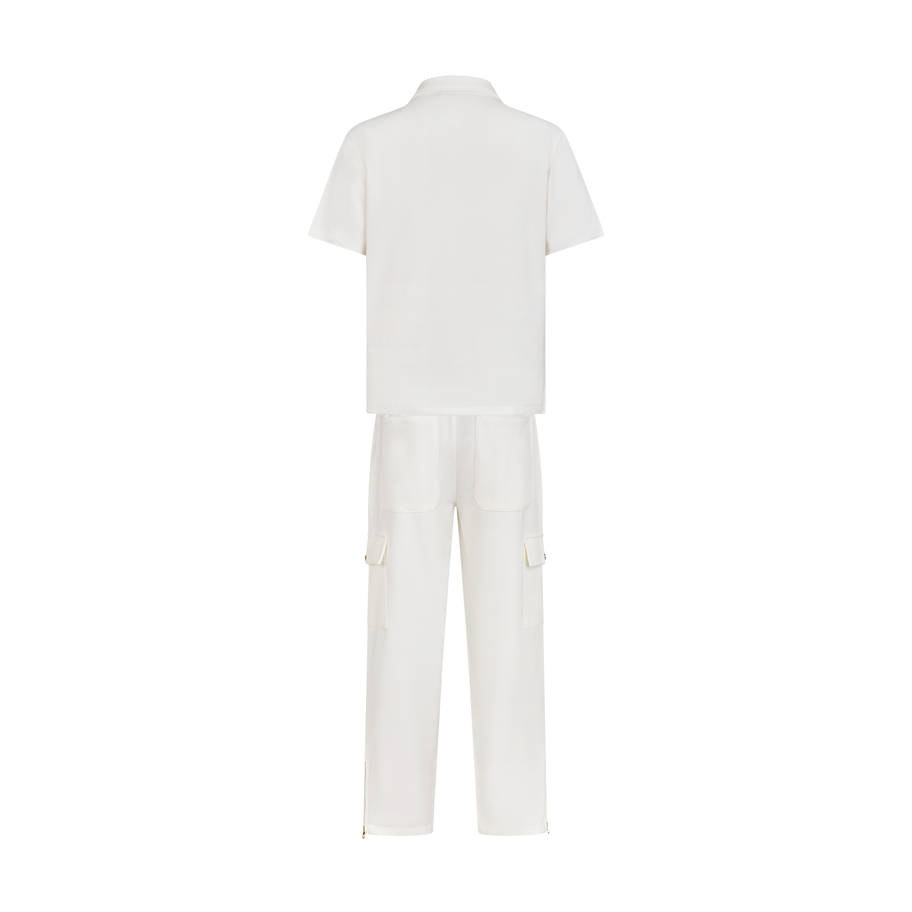 THE AVO CHAMBRAY SET- WHITE