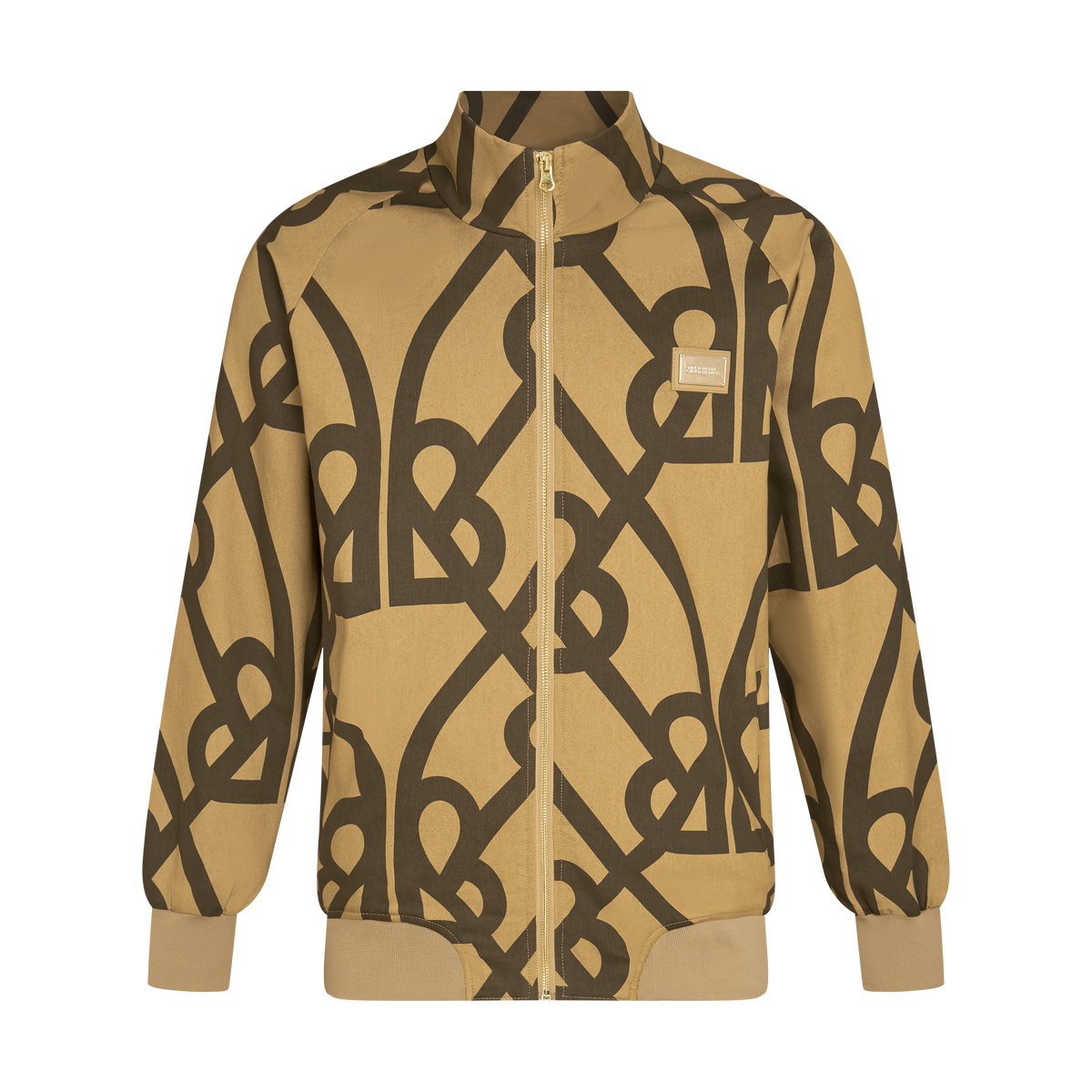 THE DENOGRAM TRACK JACKET-BROWN