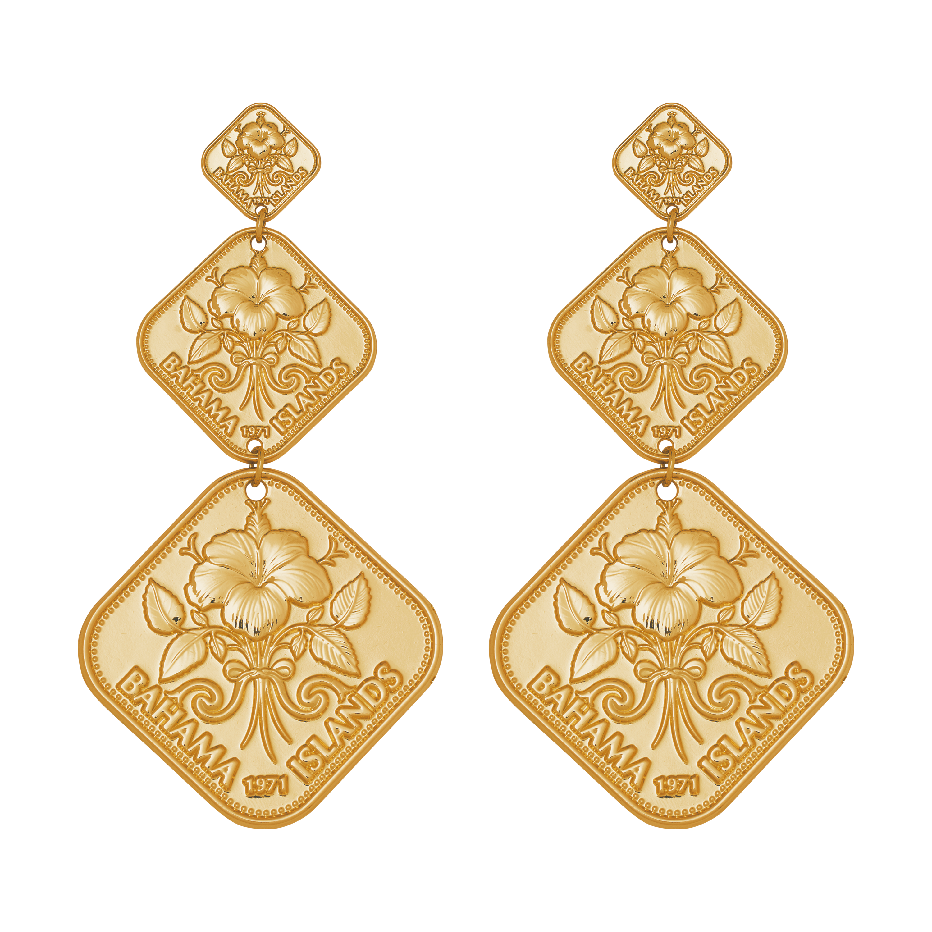 THE COMMERCIA HIBISCUS EARRINGS