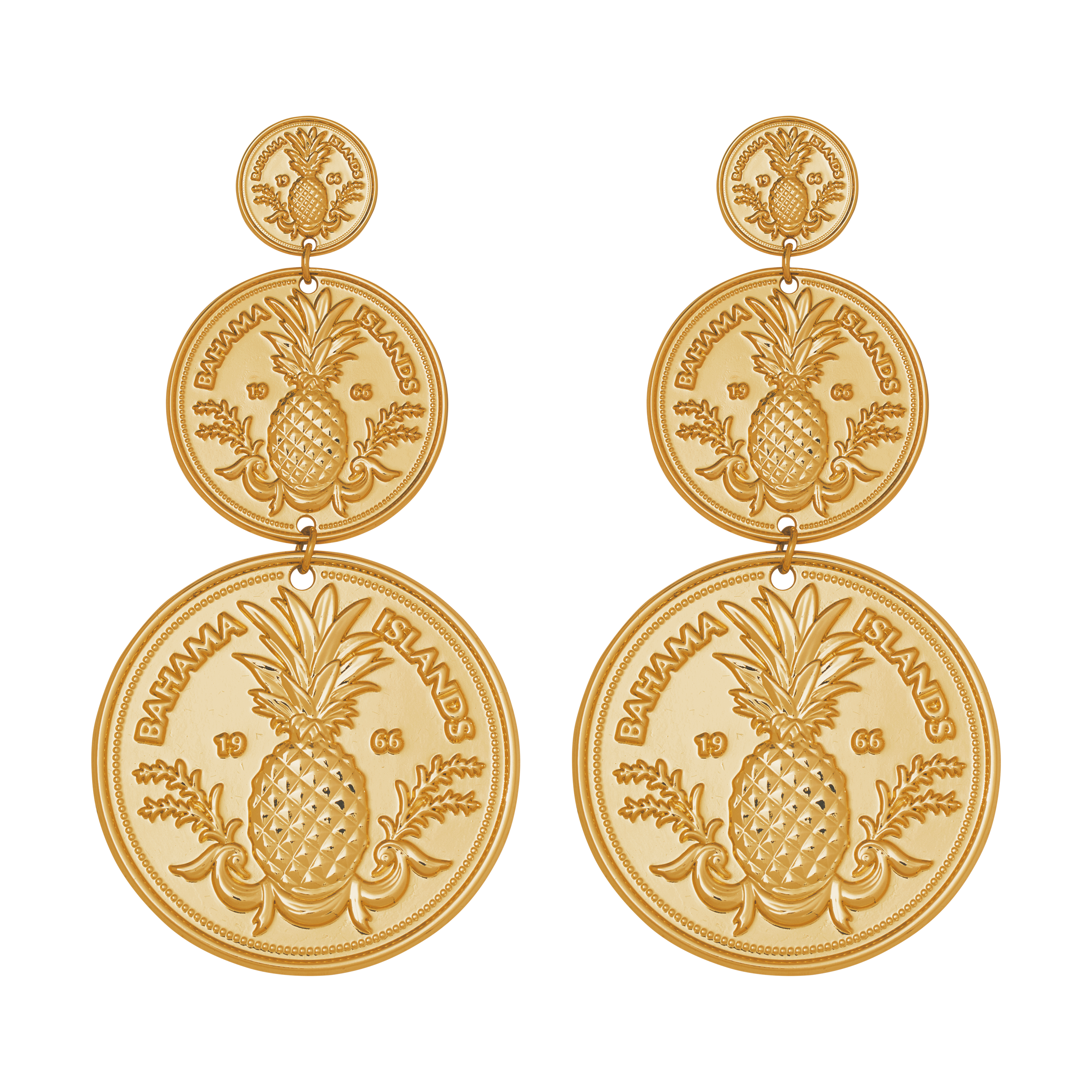 THE COMMERCIA PINEAPPLE EARRINGS