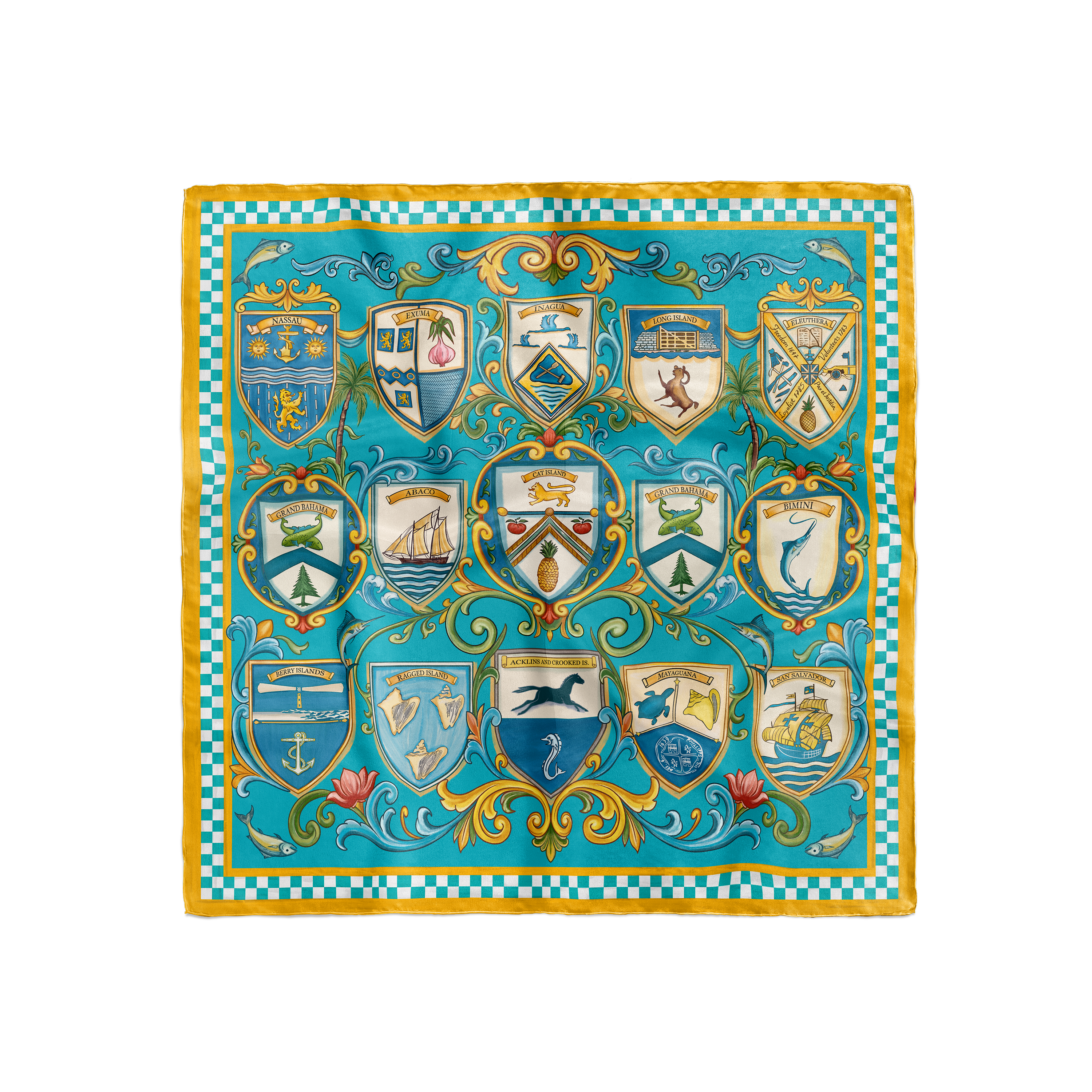 2026 INDEPENDENCE SCARF-AQUA