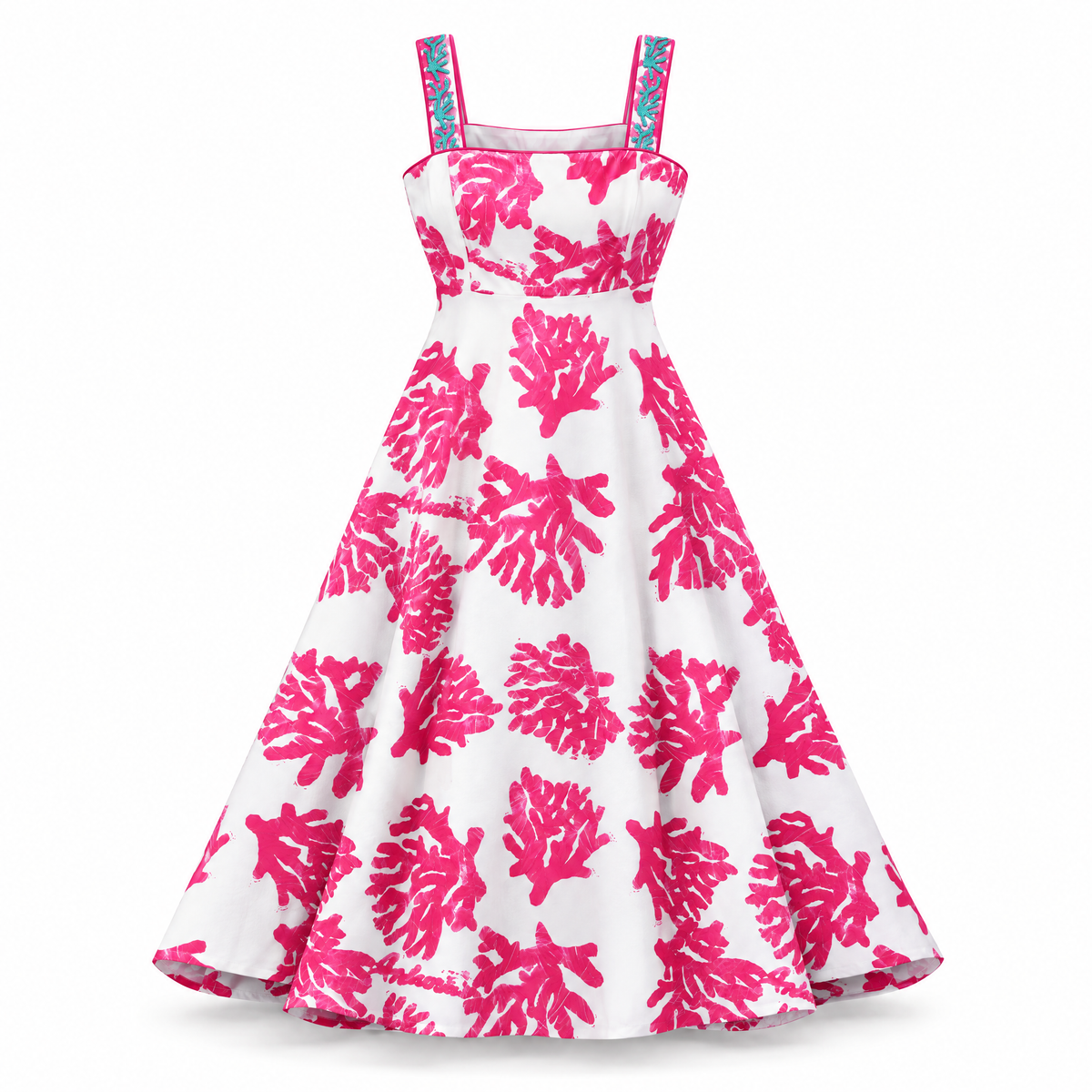 Bahari Androsia Maxi Dress- White