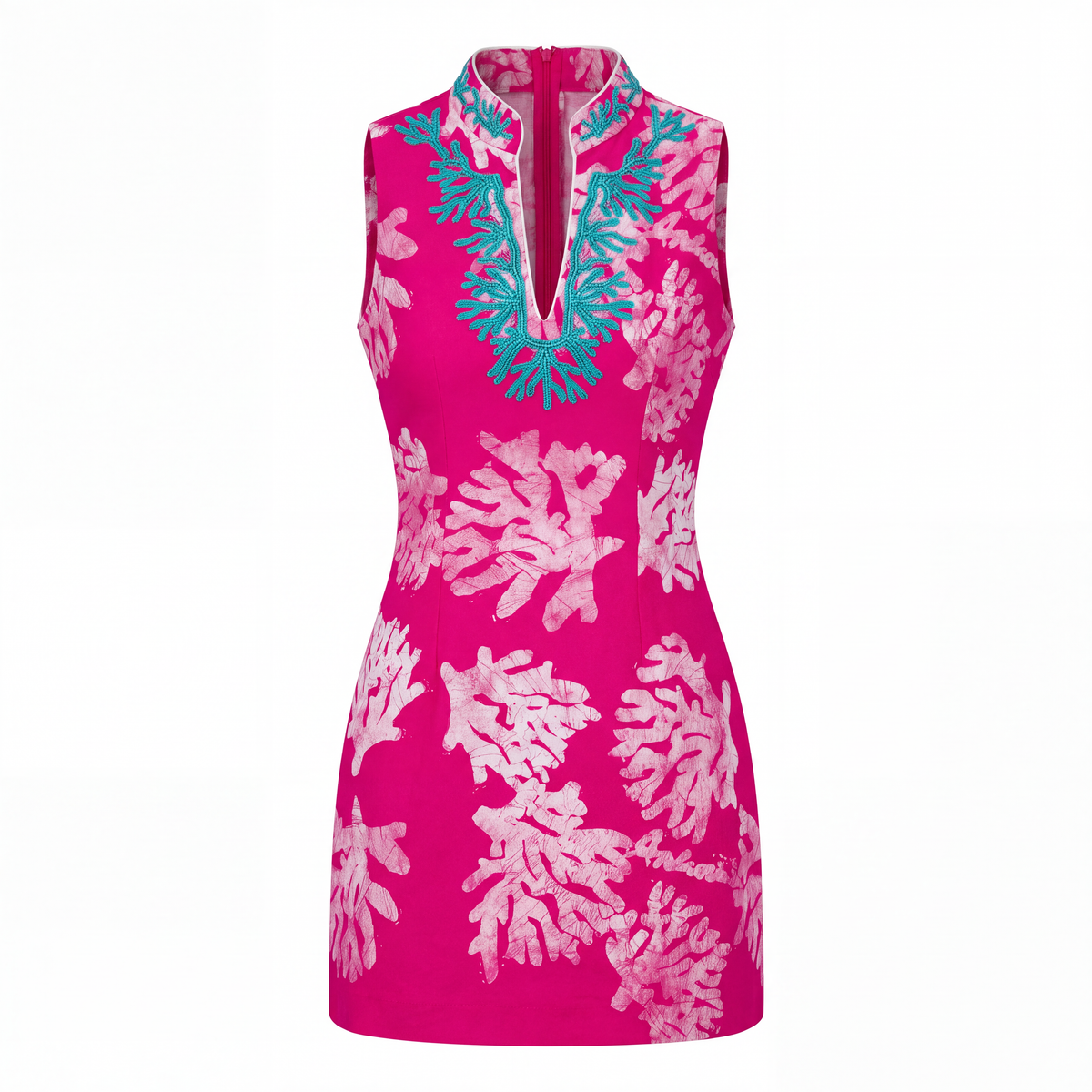 Bahari Androsia Shift Dress- Pink