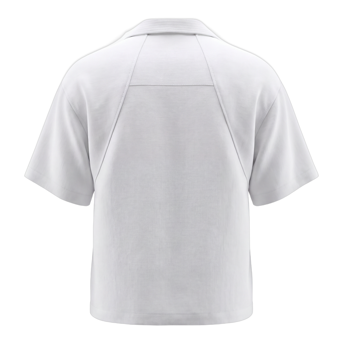 BAHARI MARKET STREET CROCHET-COLLAR SHIRT
