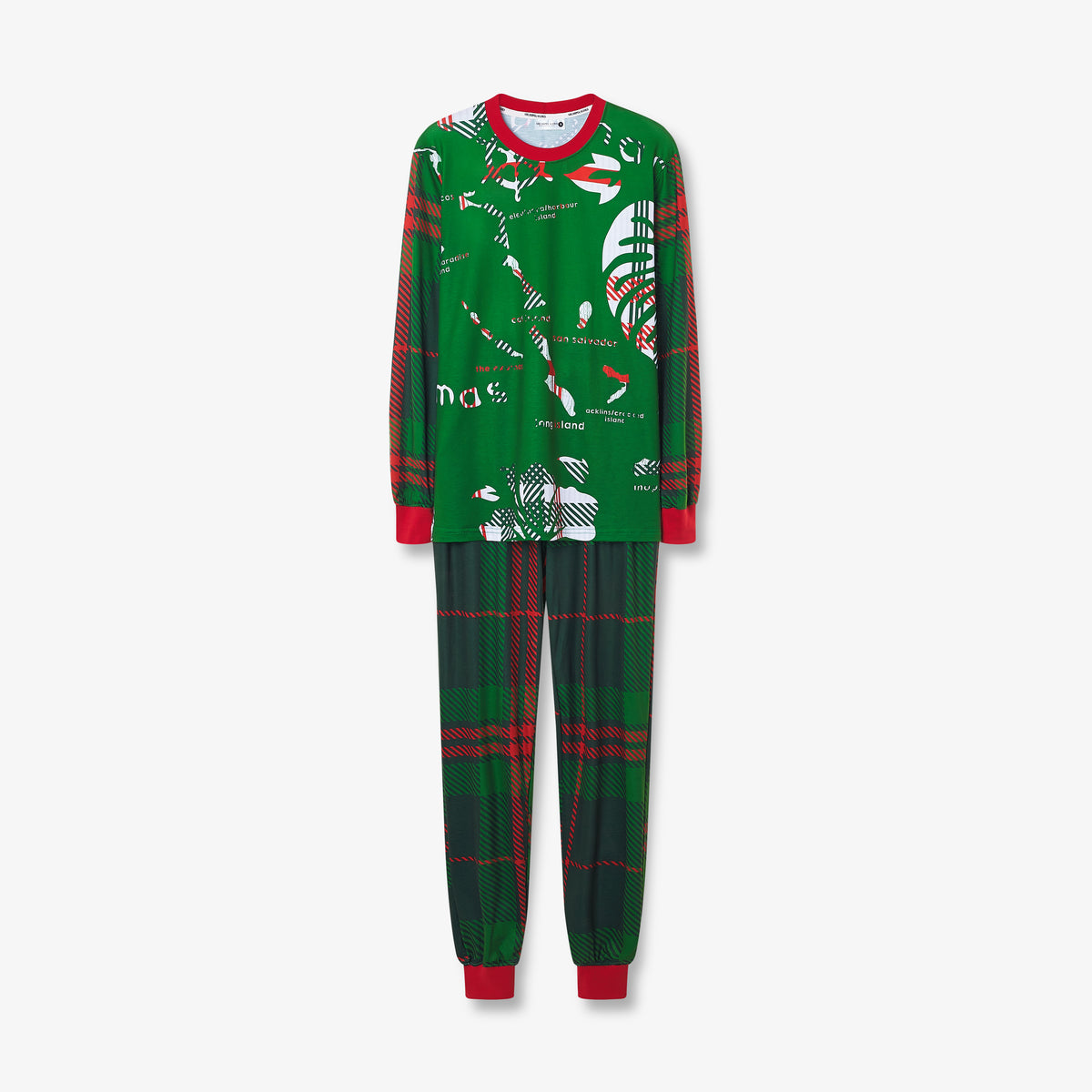 ARCHIPELAGO HOLIDAY PAJAMAS-GREEN